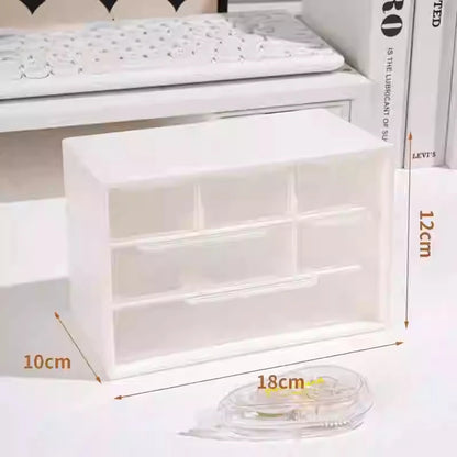 6 Grids Storage Box Stationery Organizer