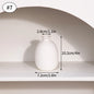 White Nordic Flower Vase Ceramic