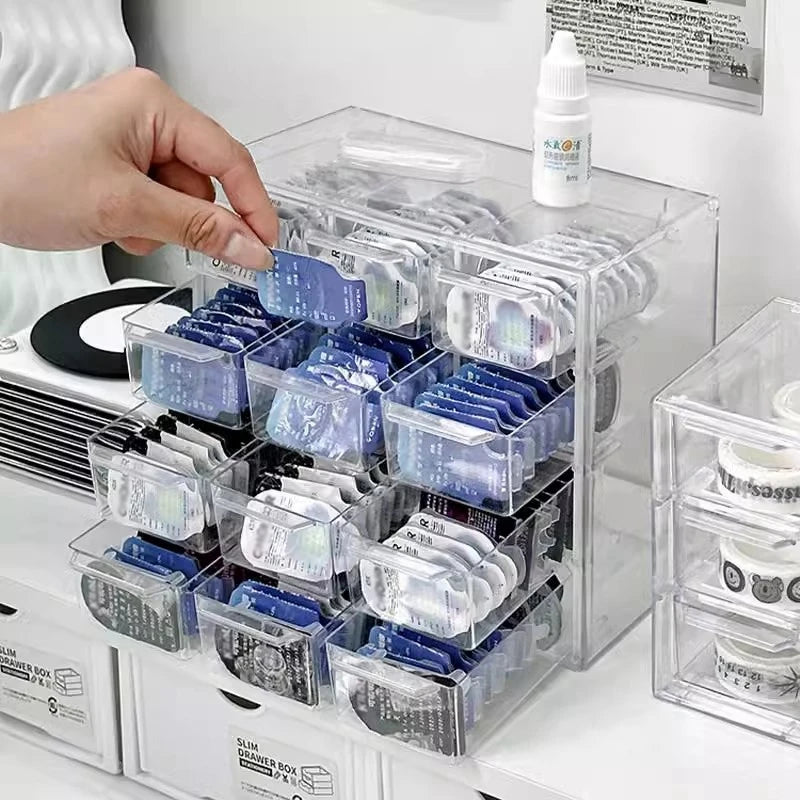 Cosmetic Jewelry Multi Layer Transparent  Storage Box