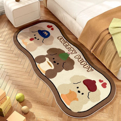 Cartoon Bedroom Rug Kawaii Mat