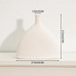 Modern White Minimalist Ceramic Vase