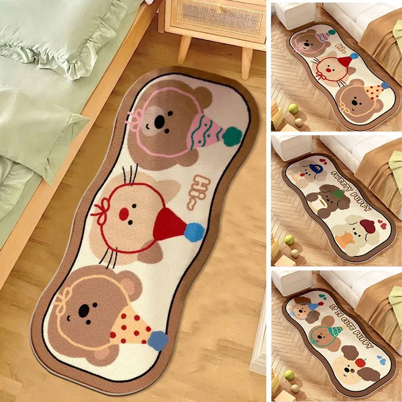 Cartoon Bedroom Rug Kawaii Mat
