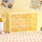 9 Grid Cute Small Drawer Storage Boxes Organizer