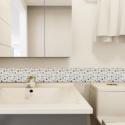 10 pcs Marble Terrazzo Waterproof and Oil-Proof Wallpaper