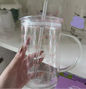 Pink Bow Patter Teapot Water Glass Cup