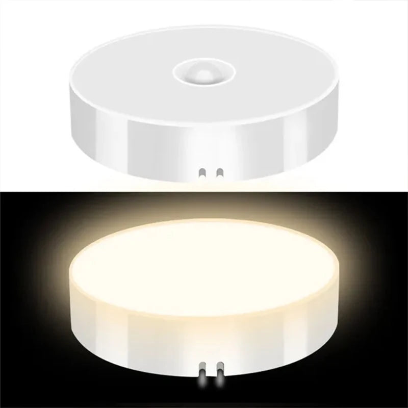 PIR Motion Sensor LED Night Light USB Rechargeable