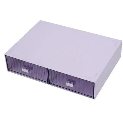 Acrylic Pen Stationery Storage Box Drawer