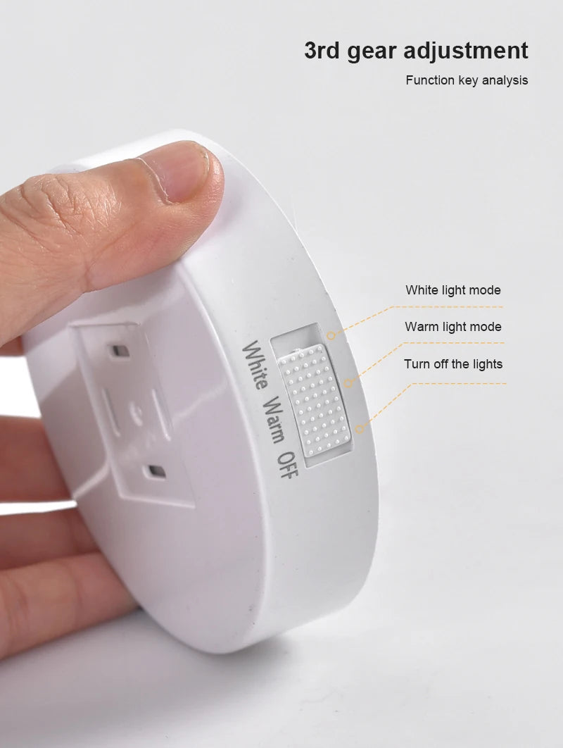 USB Rechargeable PIR Motion Sensor LED Night Light