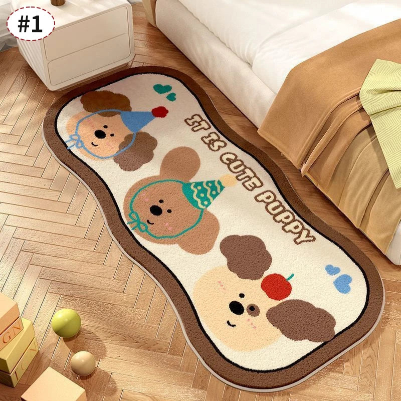 Cartoon Bedroom Rug Kawaii Mat