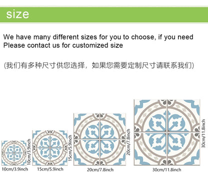 European Style Tile Stickers Waterproof & Oil-Proof Wall Sticker