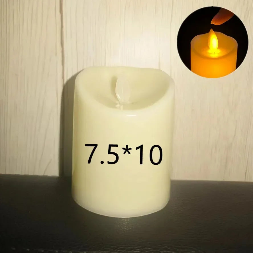 Portable Battery Powered LED Flameless Candle Light