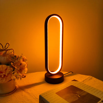 Three-color Dimming Bedside LED Ring Lamp