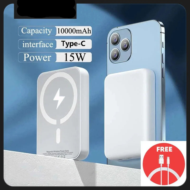 10000mAh Magnetic Wireless Power Bank