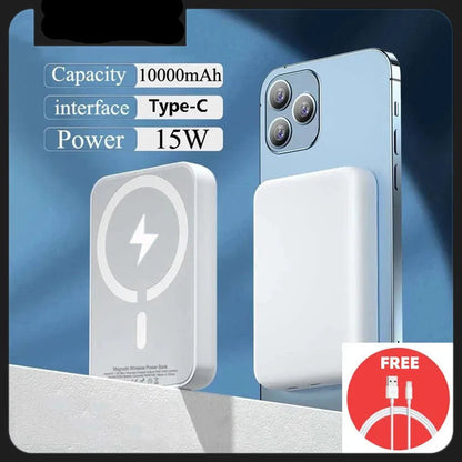 10000mAh Magnetic Wireless Power Bank