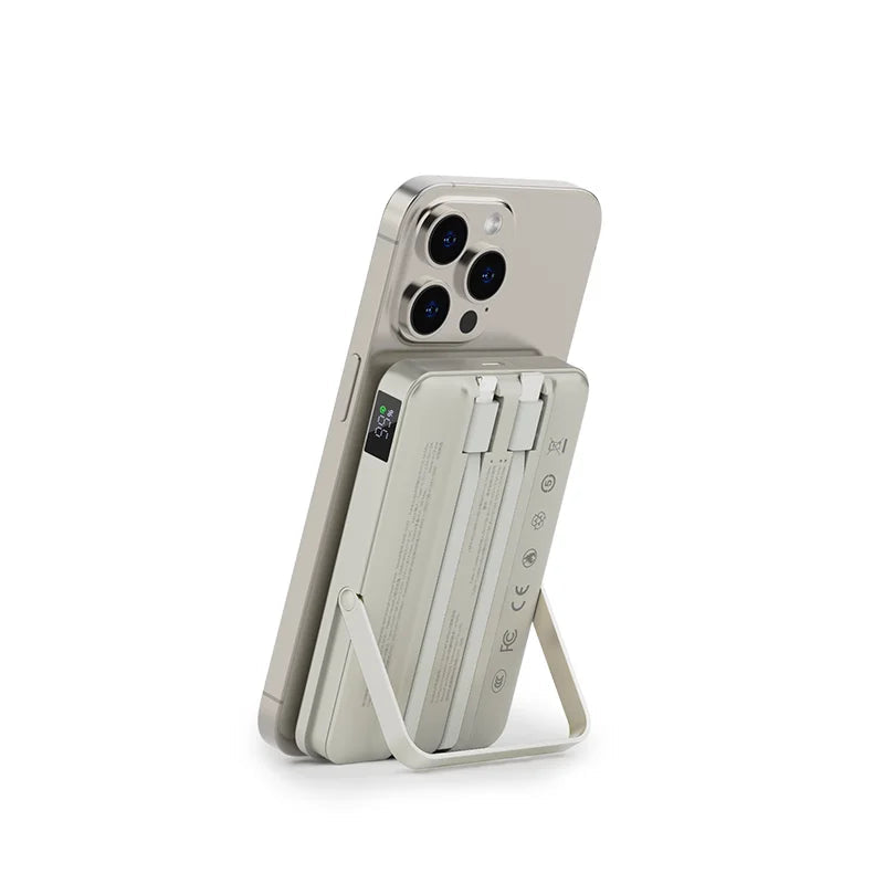 Wireless Portable Charger 10000mAh Magnetic Power Bank