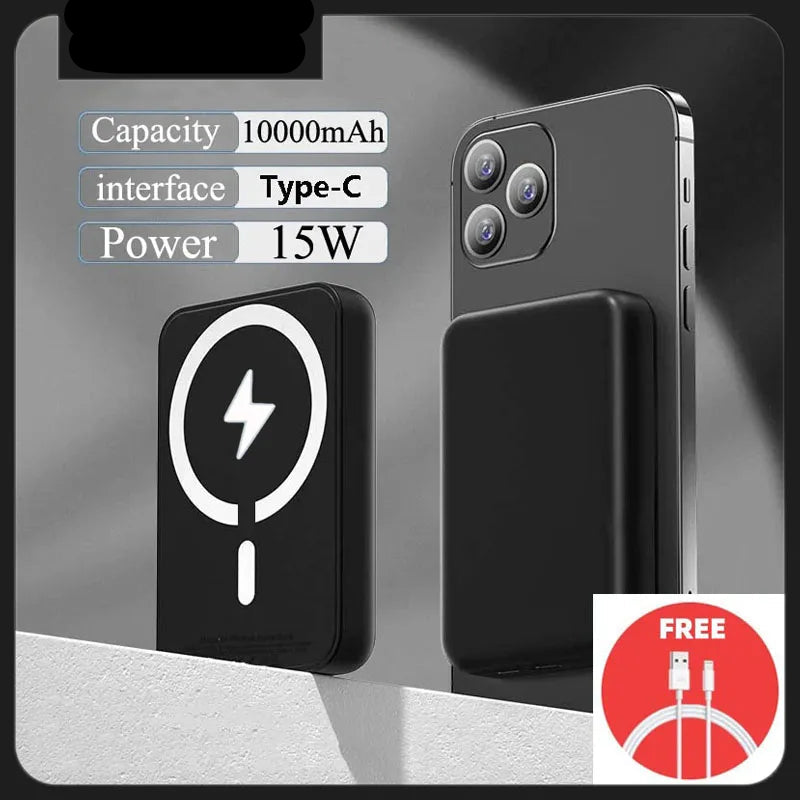 10000mAh Magnetic Wireless Power Bank