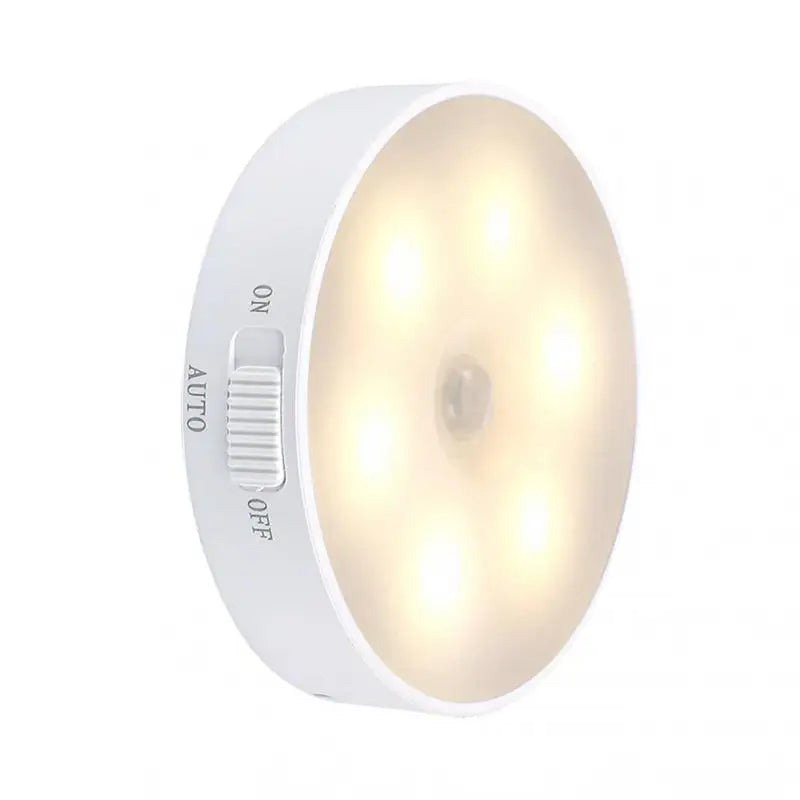 USB Rechargeable PIR Motion Sensor LED Night Light