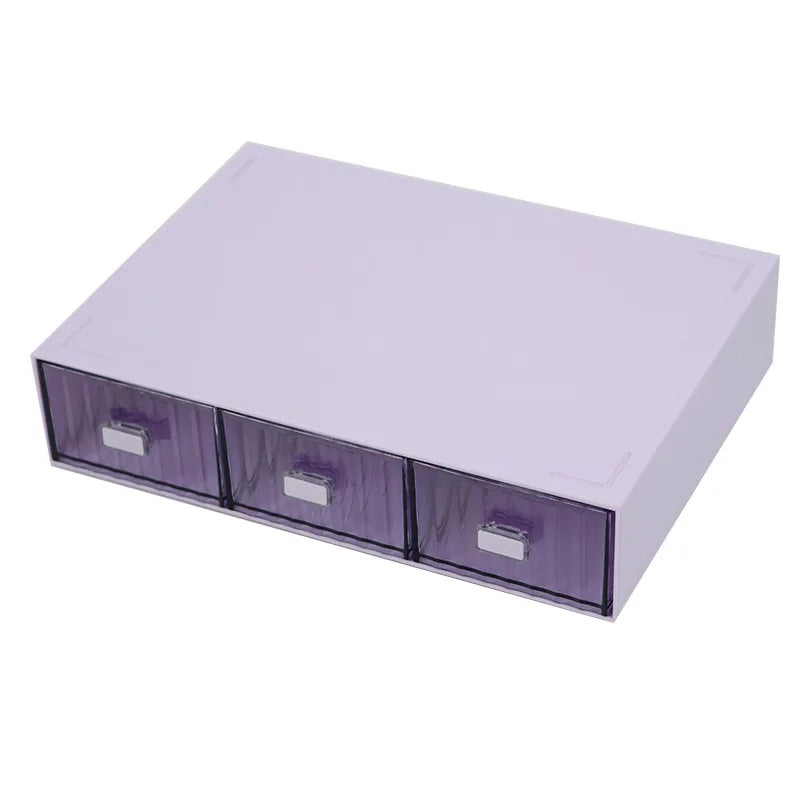 Acrylic Pen Stationery Storage Box Drawer