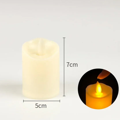 Portable Battery Powered LED Flameless Candle Light
