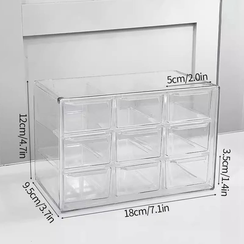Cosmetic Jewelry Multi Layer Transparent  Storage Box