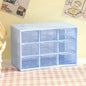 9 Grid Cute Small Drawer Storage Boxes Organizer