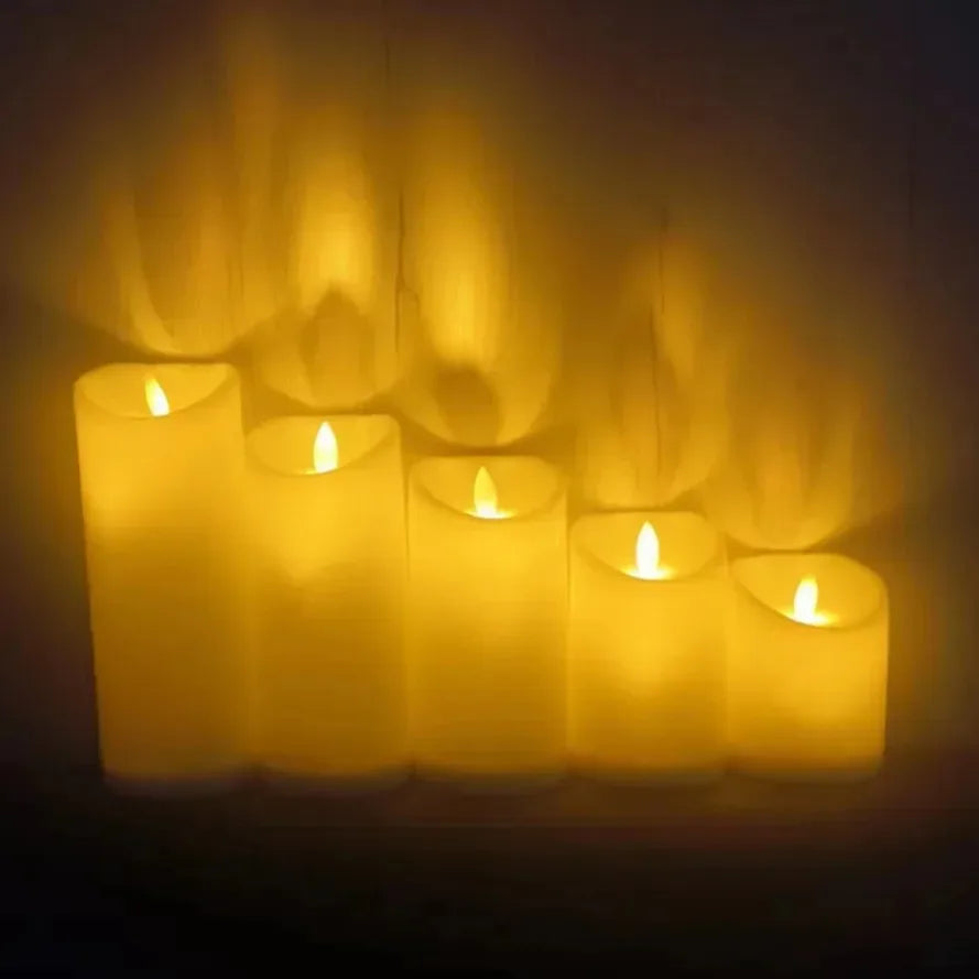Portable Battery Powered LED Flameless Candle Light