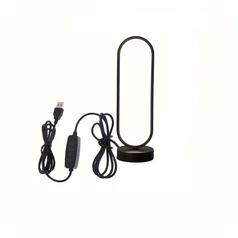 Three-color Dimming Bedside LED Ring Lamp