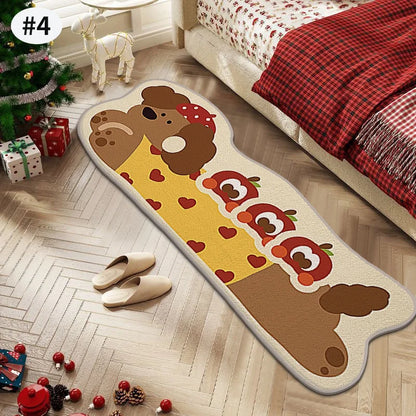Cartoon Bedroom Rug Kawaii Mat