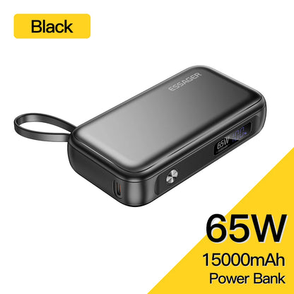 Power Bank Portable 15000mAh in With USB TypeC Cable