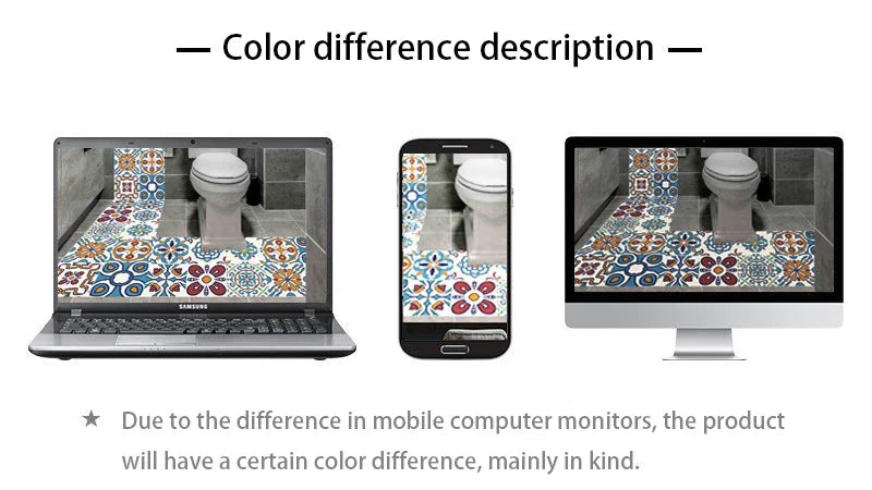 European Style Tile Stickers Waterproof & Oil-Proof Wall Sticker