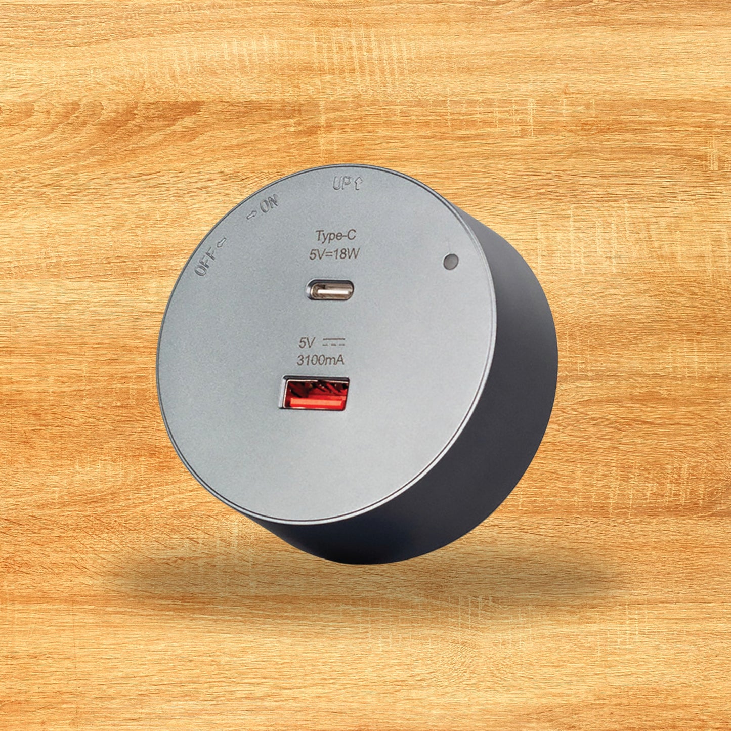 Americo Portable Dual USB Socket - Matte