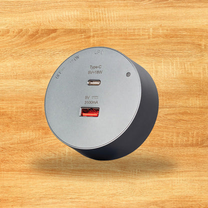 Americo Portable Dual USB Socket - Matte