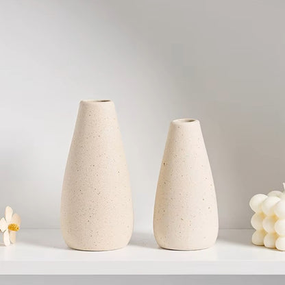 Modern White Minimalist Ceramic Vase