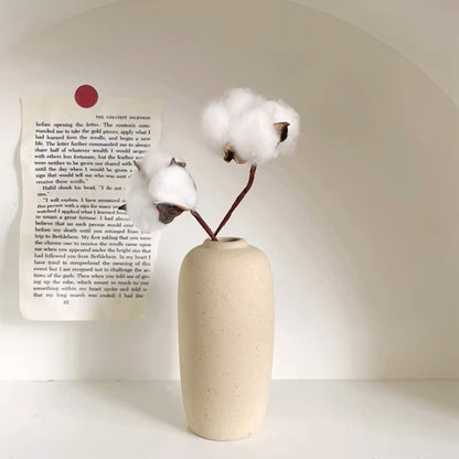 Modern White Minimalist Ceramic Vase