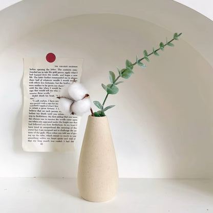 Modern White Minimalist Ceramic Vase