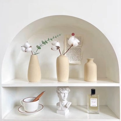 Modern White Minimalist Ceramic Vase