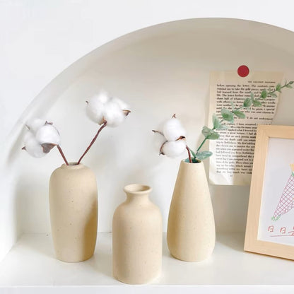 Modern White Minimalist Ceramic Vase