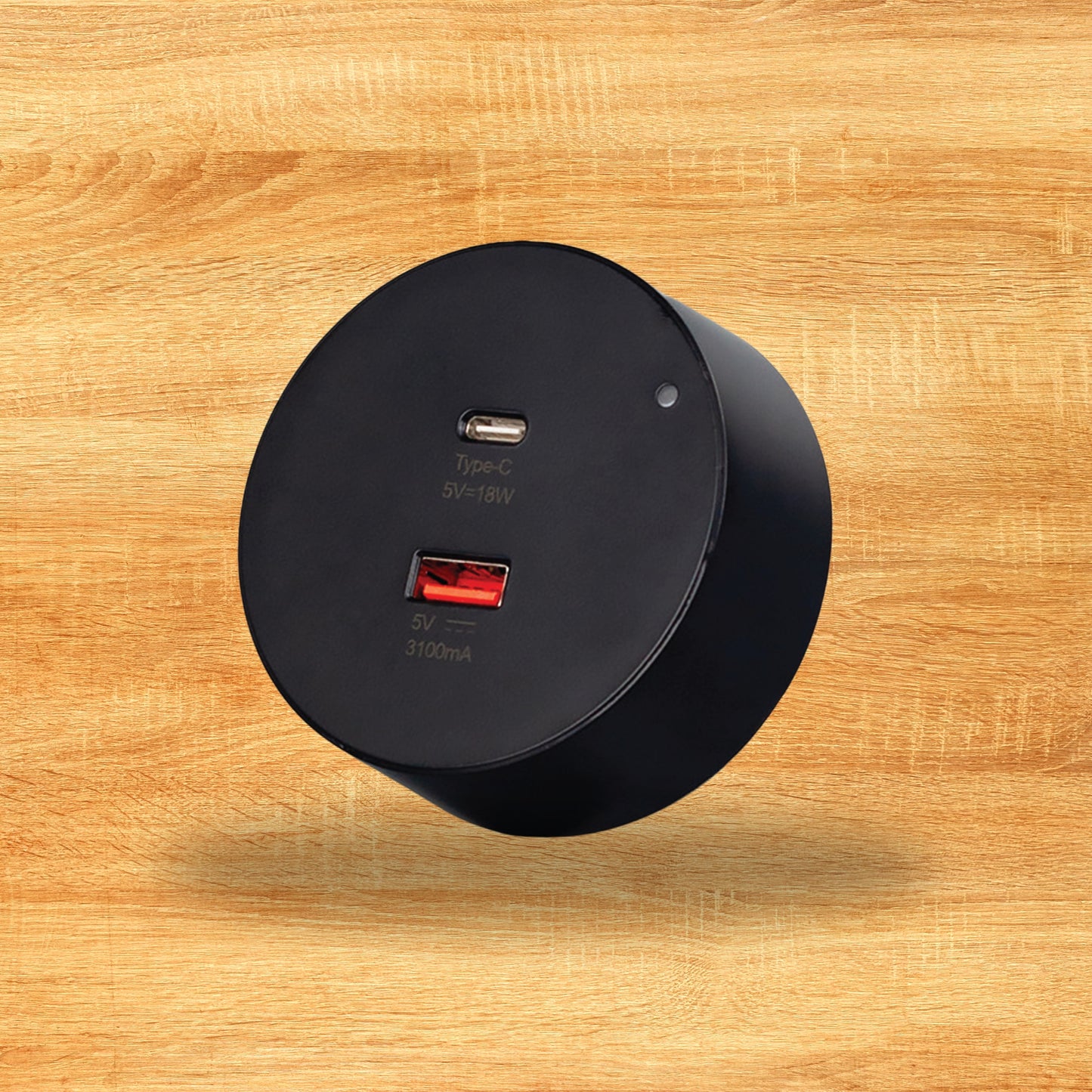 Americo Portable Dual USB Socket - Matte