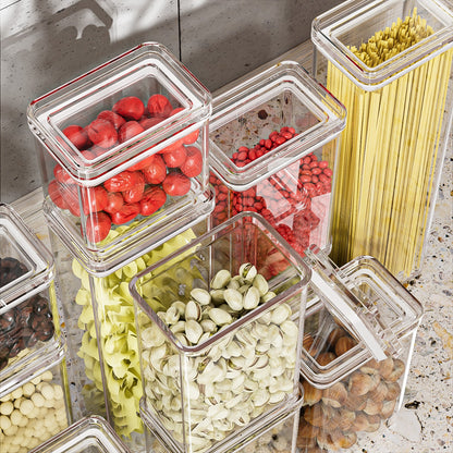 Wooden and Clear Lid Food Container 500mL Airtight Storage Jar – SARI SmartSeal | Minimalist, Durable, Leakproof, Storage for Snacks & Pantry Goods